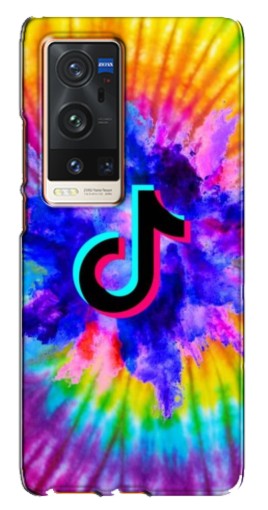 Силиконовый чехол с изображением "TikTok в красках" для Vivo X60 Pro Plus