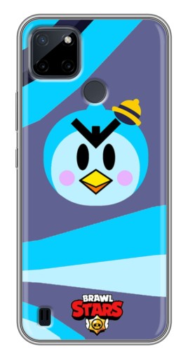 Силиконовый чехол с изображением "Арт Мистер Пи" для Realme C21Y