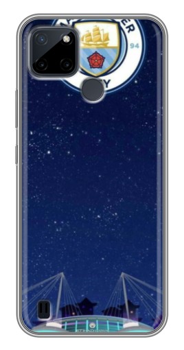 Силиконовый чехол с изображением "Стадион Ман Сити" для Realme C21Y