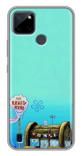 Силиконовый чехол с изображением "Krusty Krab" для Realme C25Y