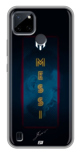 Чехол с картинкой "Логотип Месси" для Realme C25Y