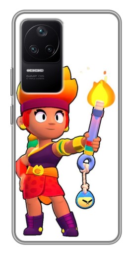 Чехол с принтом "Amber Бравл старс" для Xiaomi POCO F4 (5G)
