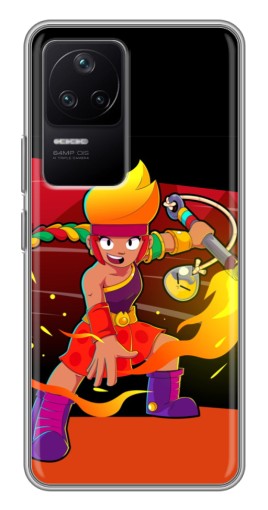 Силиконовый чехол с изображением "Амбер в дуэли" для Xiaomi POCO F4 (5G)