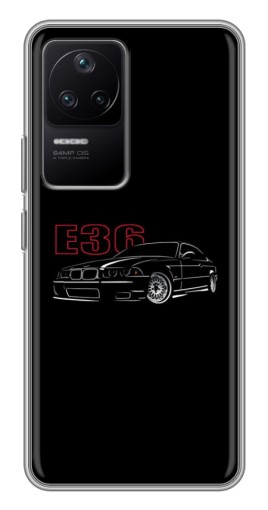 Чехол с картинкой "BMW E36" для Xiaomi POCO F4 (5G)