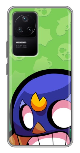 Силиконовый чехол с изображением "Боец в маске" для Xiaomi POCO F4 (5G)