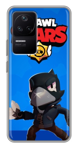 Чехол с картинкой "Боевой Crow" для Xiaomi POCO F4 (5G)