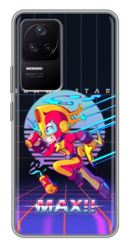 Чехол с картинкой "Brawl MAX" для Xiaomi POCO F4 (5G)
