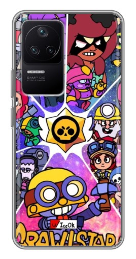 Чехол с печатью "Brawl заставка" для Xiaomi POCO F4 (5G)