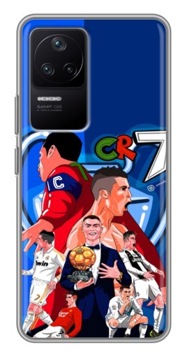 Чехол с принтом "CR7" для Xiaomi POCO F4 (5G)