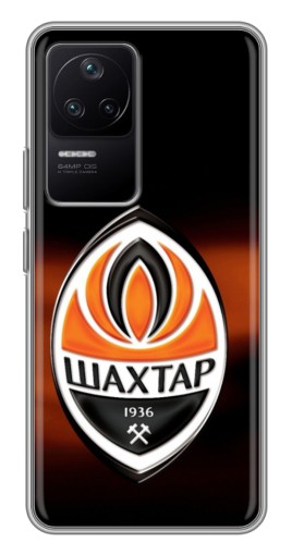 Чехол с картинкой "Эмблема Шахтера" для Xiaomi POCO F4 (5G)
