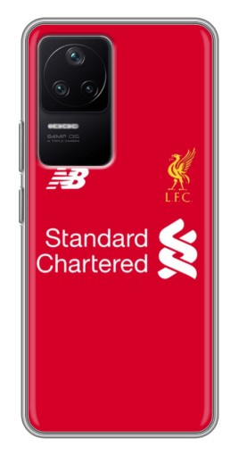 Силиконовый чехол с изображением "Форма Liverpool" для Xiaomi POCO F4 (5G)