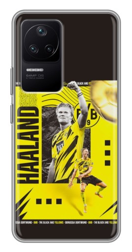 Чехол с принтом "Golden Haaland" для Xiaomi POCO F4 (5G)