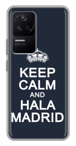 Силиконовый чехол с изображением "Hala Madrid" для Xiaomi POCO F4 (5G)