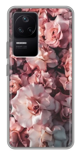 Чехол с печатью "Куст роз" для Xiaomi POCO F4 (5G)