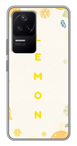 Чехол с печатью "Lemon" для Xiaomi POCO F4 (5G)