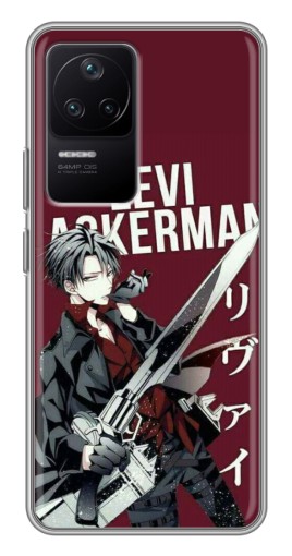 Чехол с принтом "levi Ackerman" для Xiaomi POCO F4 (5G)