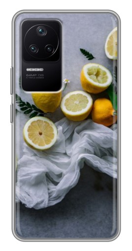 Силиконовый чехол с изображением "Лимонное настроение" для Xiaomi POCO F4 (5G)