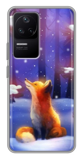 Чехол с печатью "Лисичка в лесу" для Xiaomi POCO F4 (5G)