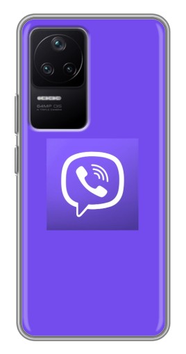 Чехол с принтом "Лого Viber" для Xiaomi POCO F4 (5G)