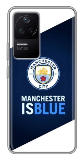 Чехол с картинкой "Manchester is Blue" для Xiaomi POCO F4 (5G)