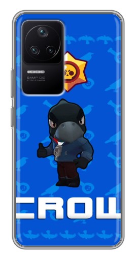 Чехол с печатью "Медаль Crow" для Xiaomi POCO F4 (5G)