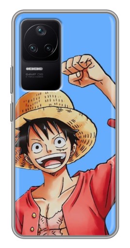 Чехол с картинкой "Молодой Манки де Луффи" для Xiaomi POCO F4 (5G)