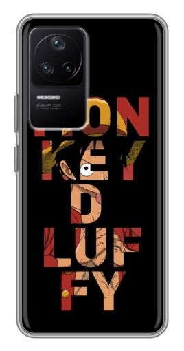 Чехол с печатью "Monky d Luffy" для Xiaomi POCO F4 (5G)