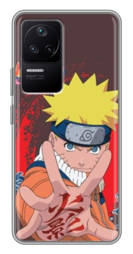 Чехол с печатью "Naruto атакует" для Xiaomi POCO F4 (5G)