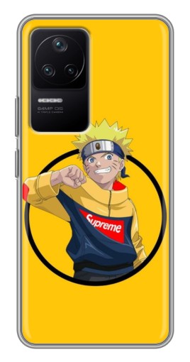Силиконовый чехол с изображением "Наруто Supreme" для Xiaomi POCO F4 (5G)