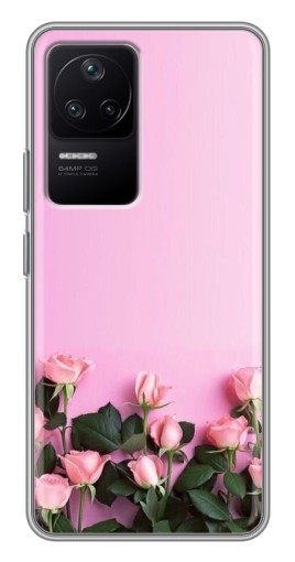 Чехол с печатью "Нежные розы" для Xiaomi POCO F4 (5G)