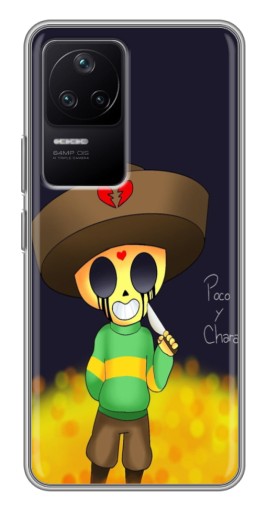 Силиконовый чехол с изображением "Poco y Chara" для Xiaomi POCO F4 (5G)