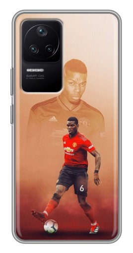 Силиконовый чехол с изображением "Pogba с Манчестера" для Xiaomi POCO F4 (5G)