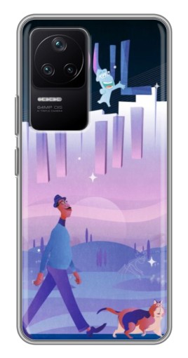 Силиконовый чехол с изображением "Постер к мультику" для Xiaomi POCO F4 (5G)
