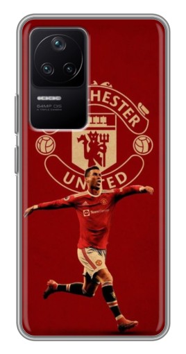 Чехол с печатью "Ronaldo в МЮ" для Xiaomi POCO F4 (5G)