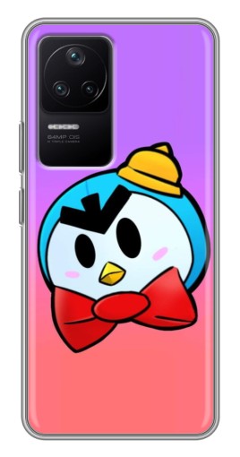 Силиконовый чехол с изображением "С бабочкой" для Xiaomi POCO F4 (5G)