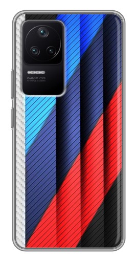 Чехол с печатью "Цвета лого БМВ" для Xiaomi POCO F4 (5G)