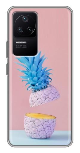 Чехол с картинкой "Яркий ананас" для Xiaomi POCO F4 (5G)
