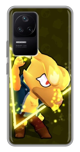 Чехол с принтом "Золотой Ворон" для Xiaomi POCO F4 (5G)