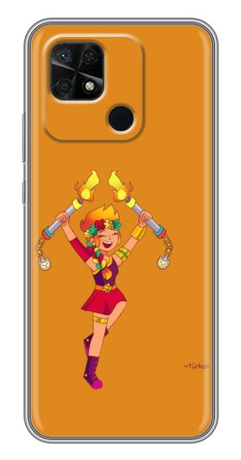 Чехол с печатью "Амбер ликует" для Xiaomi Redmi 10C