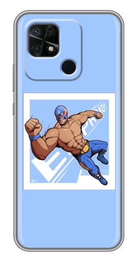 Чехол с картинкой "Боец El Primo" для Xiaomi Redmi 10C