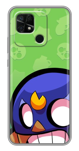 Чехол с принтом "Боец в маске" для Xiaomi Redmi 10C