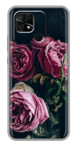Чехол с принтом "Букет роз" для Xiaomi Redmi 10C