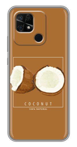 Силиконовый чехол с изображением "Coconut" для Xiaomi Redmi 10C