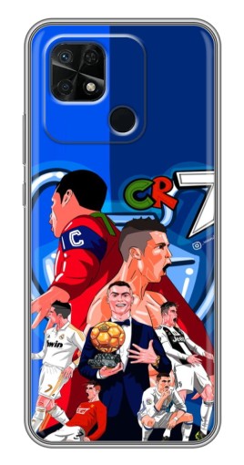Чехол с принтом "CR7" для Xiaomi Redmi 10C