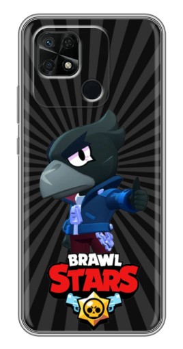 Чехол с печатью "Crow Brawl Stars" для Xiaomi Redmi 10C