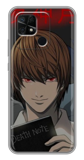 Силиконовый чехол с изображением "Death Note" для Xiaomi Redmi 10C
