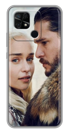 Чехол с картинкой "Дейнерис и Сноу" для Xiaomi Redmi 10C