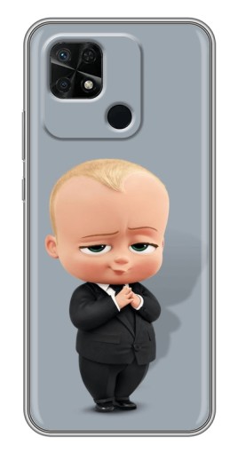 Силиконовый чехол с изображением "Деловой ребенок" для Xiaomi Redmi 10C