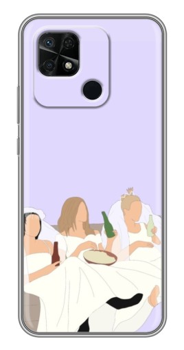 Чехол с принтом "Девушки Друзья" для Xiaomi Redmi 10C