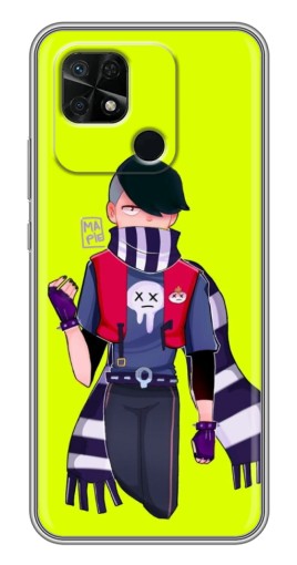 Силиконовый чехол с изображением "edgard brawl stars" для Xiaomi Redmi 10C